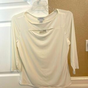 Ladies cream colored XL NWT top